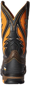 ARIAT Men's Intrepid Venttek Composite Toe Work Boot, Cocoa Brown/Work Orange, 9 Wide