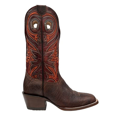 Rio Grande Men's Western Boot with Square Toe and Cowboy Heel Oklahoma (26.5, numeric_7_point_5)